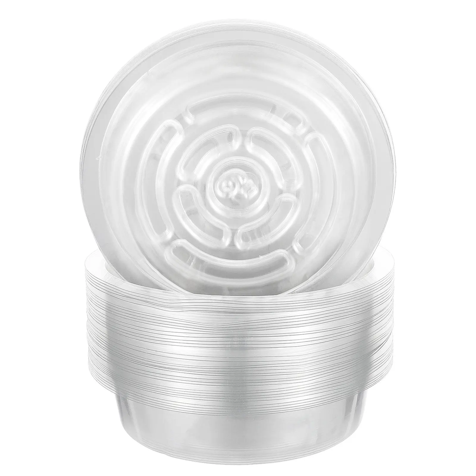 

60Pcs Round Flower Pot Drip Tray Plastic Garden Planter Saucers Indoor Outdoor Plant Water Catch Plates Decorative Gardening