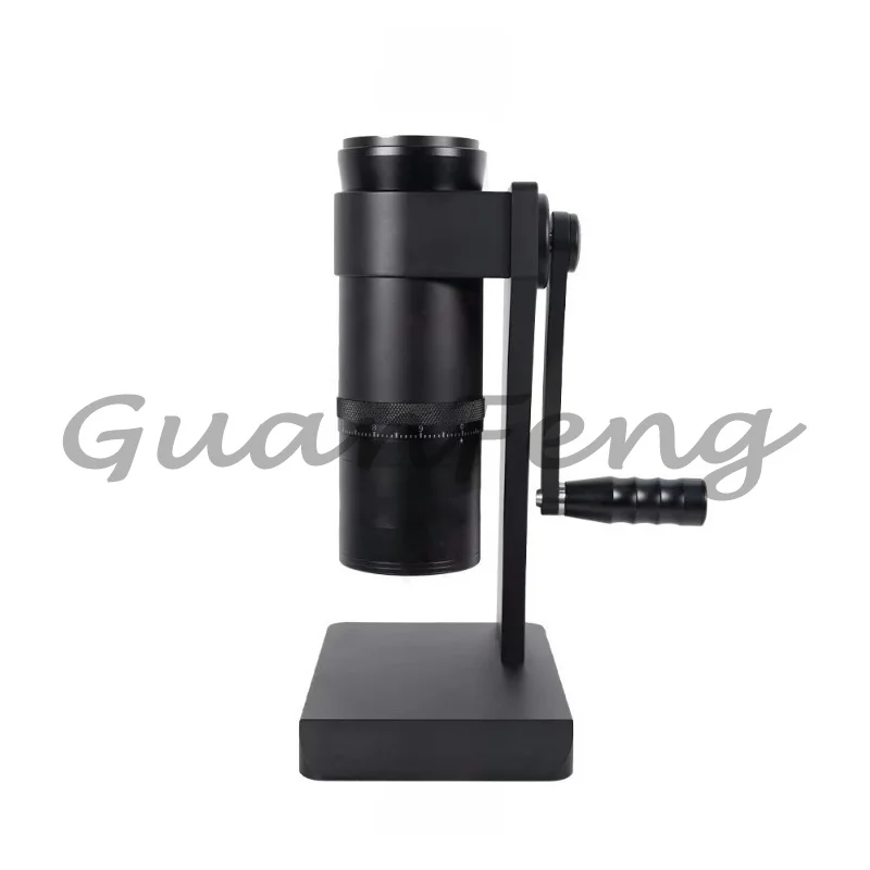63mm Conical Burr Manual Coffee Grinder, Hand Crank Coffee Mill with External Adjustment Dial for Turkish Coffee Espresso Mocha