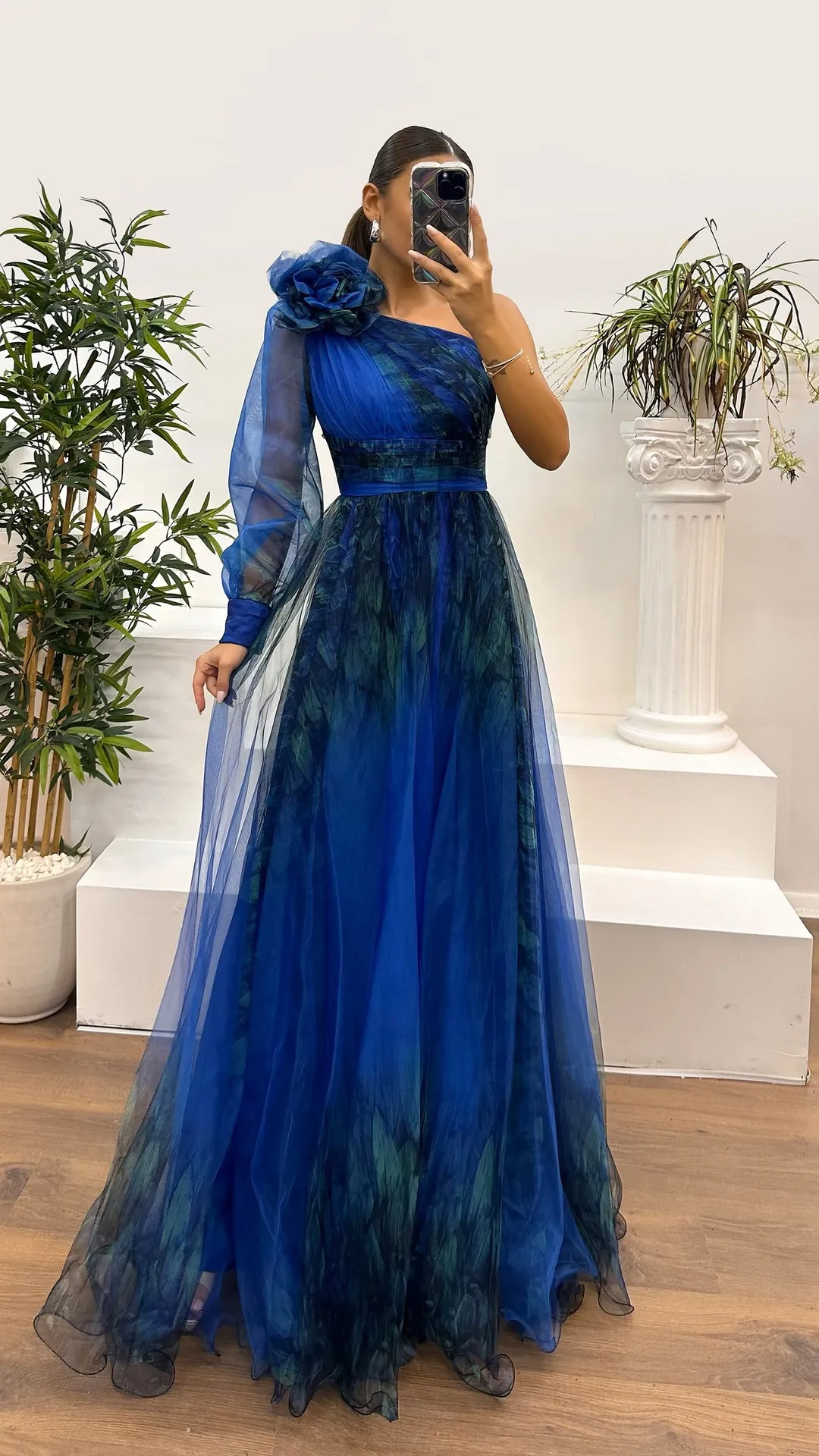 2025年女性向けハイウエストパーティードレス、セクシーなスリット入りメッシュカクテルガラドレス、ファッショナブルなワンショルダー女性用プリーツイブニングドレス