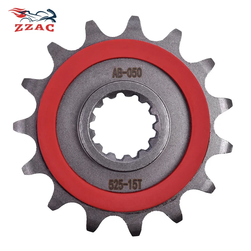 525 Chain 15T 20CrMnTi Motorcycle Front Sprocket Silent Sprocket For HONDA CB-1 CB400 CBR400 RVF400 VFR400 CB500 CBF500 CB400 F