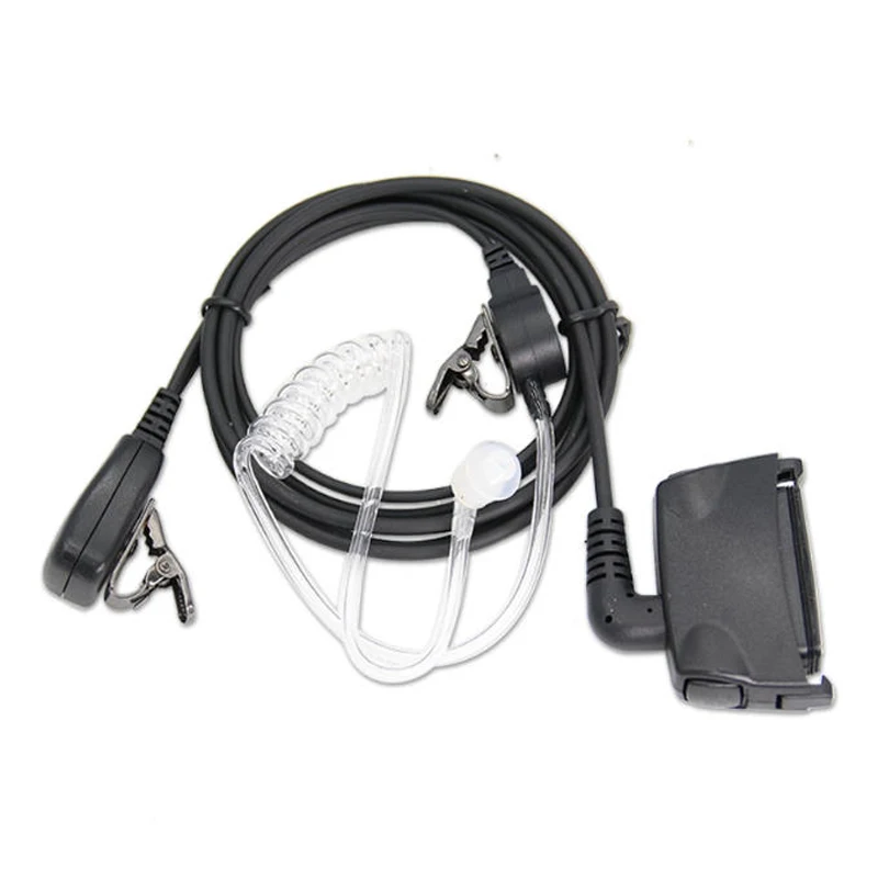 Auricular de tubo de aire, auricular, altavoz, micrófono PTT para Cassidan Airbus EADS THR880 THR880I, accesorios para Walkie Talkie de Radio