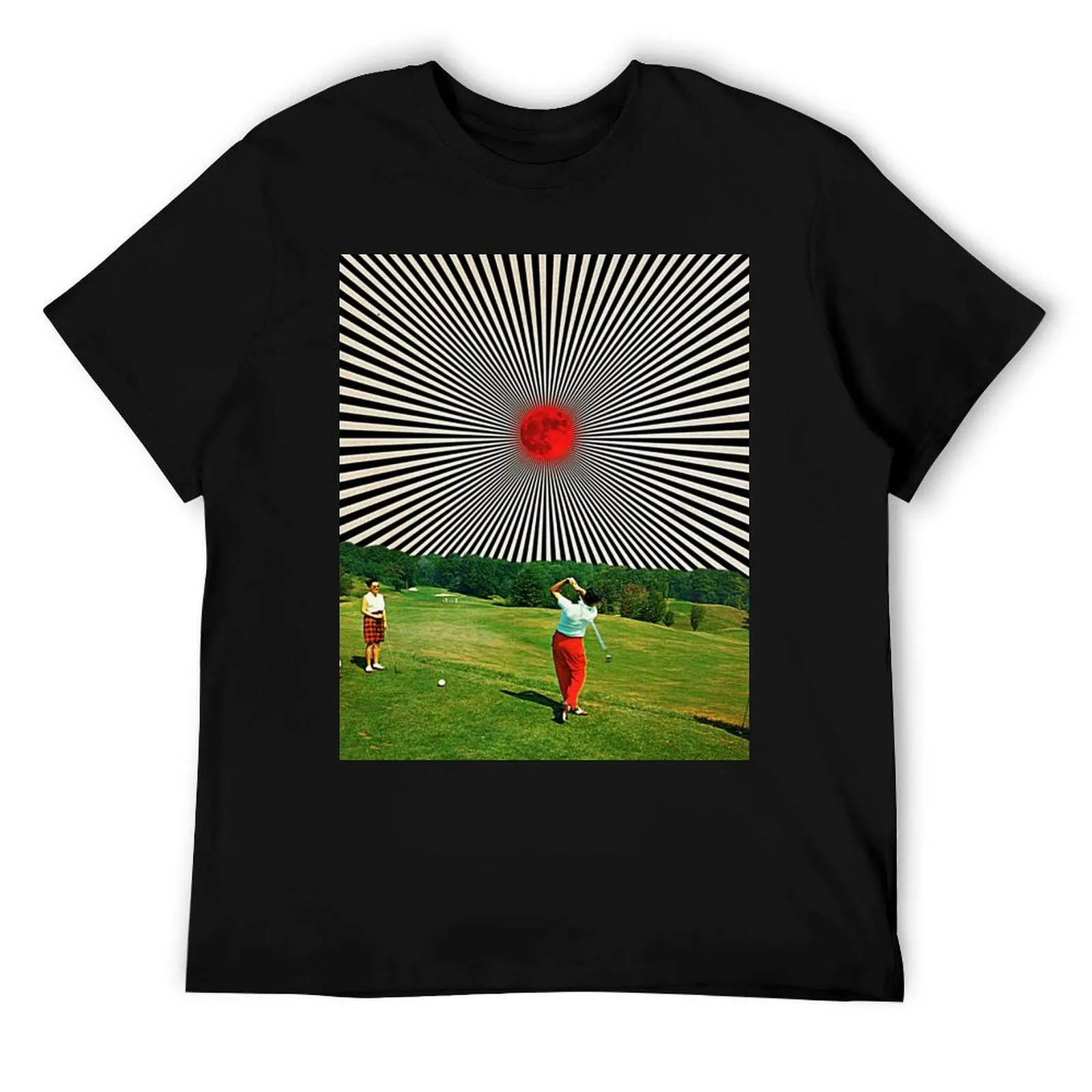 

Psychedelic Golf T-Shirt t shirt for man 100 percent cotton t shirt personalised man graphic t shirt T-Shirt