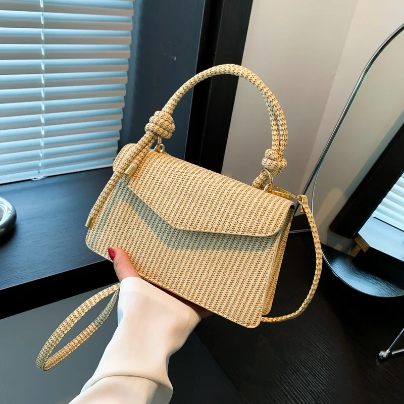 Simple Retro Handbag For Women Spring Autumn New Casual Style Fashion Crossbody Bag Trend One Shoulder Small Square Bag