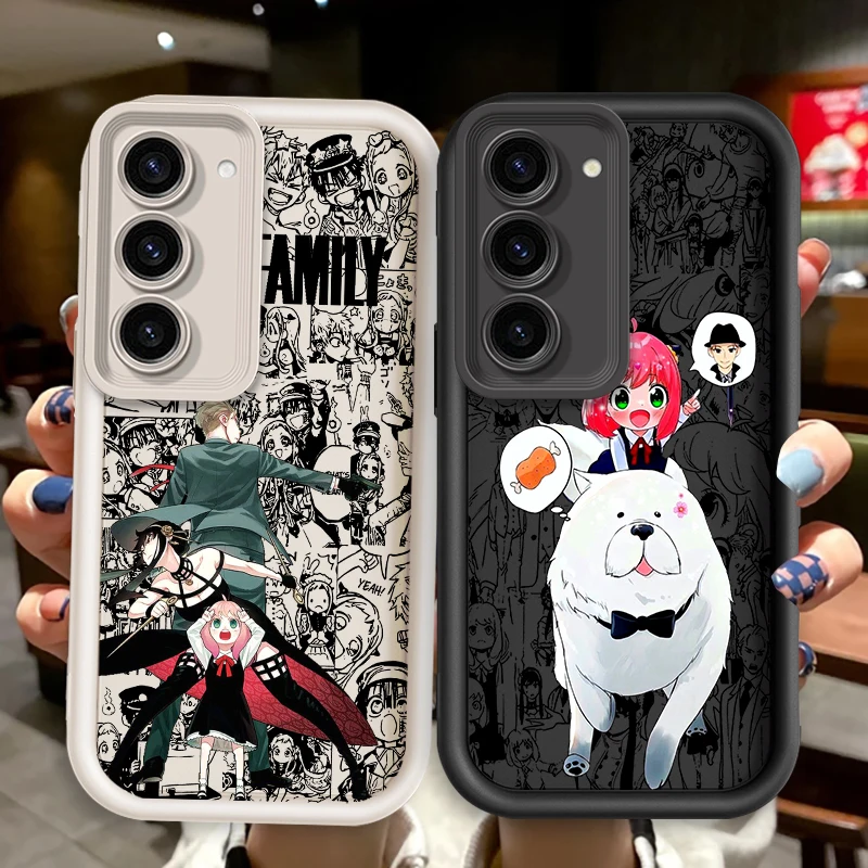 

SPY X FAMILY Cute Cool For Samsung Note 20 S24 S23 S22 S21 S20 Ultra Plus FE A25 A23 A22 A55 A35 5G Eye Ladder Cover Phone Case
