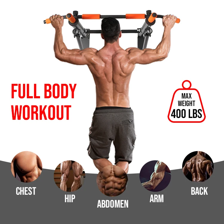 

Multifunctional Horizontal Wall Mounted Pull up Bar Chin up Bar