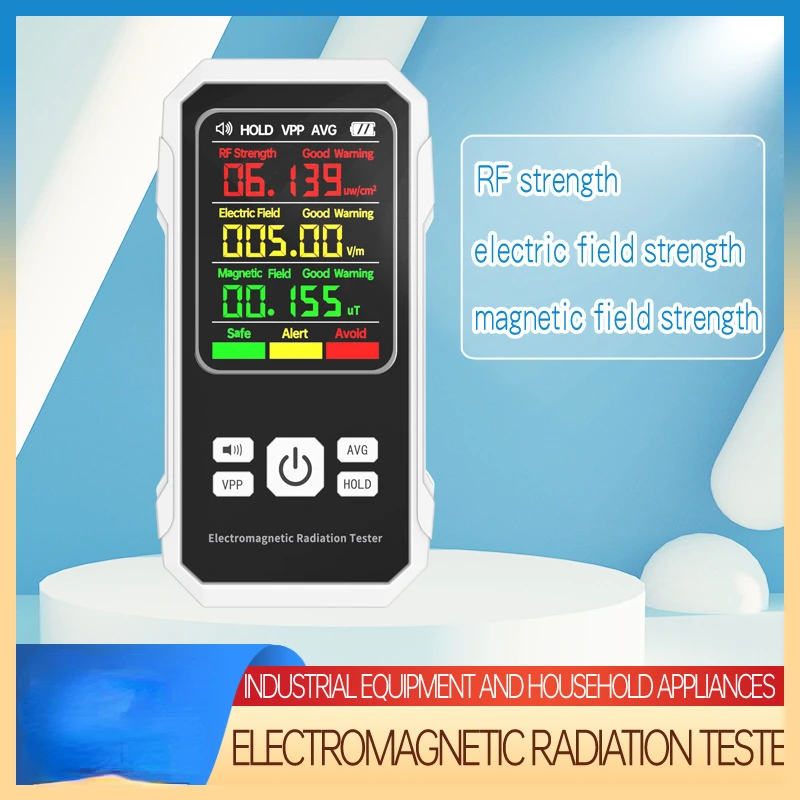 

VT-ER1 electromagnetic radiation detector electric field magnetic field strength test RF intensity detection