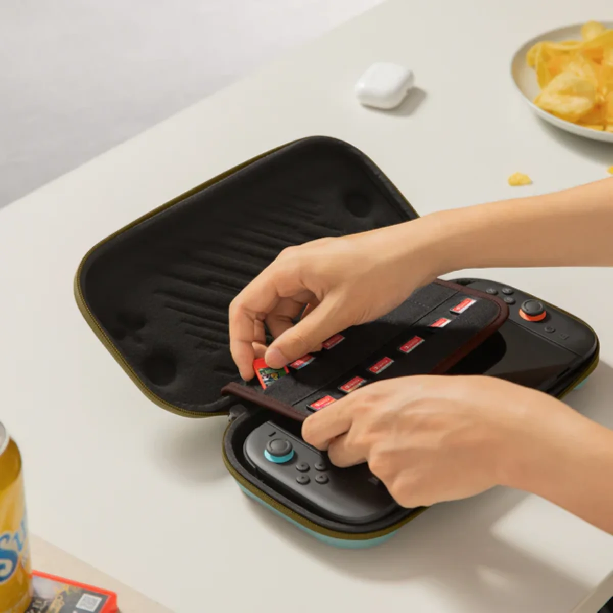 Slim Carrying Case for Nintendo Switch 2 Model 2025, Protective Hard Shell with 12 Game Card Slots for Nintendo Switch 2 2025