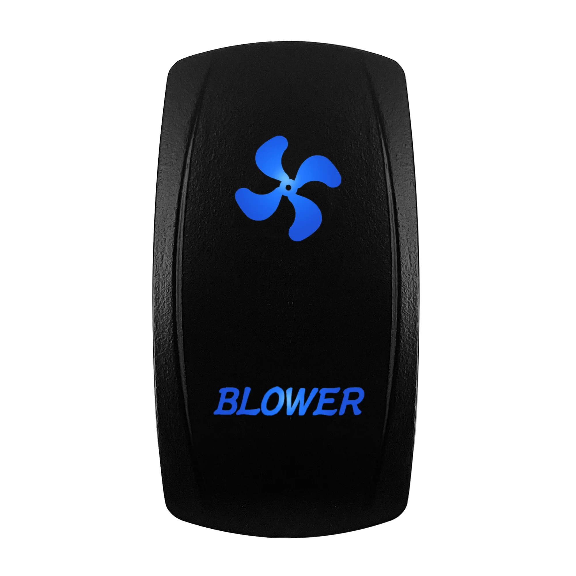 3-10 Pin Blue LED Rocker Switch Body ( ON-OFF, ON-OFF-ON, OFF-ON-ON, ON-ON-ON ), Automotive & Marine Rocker Switch Panel Custom