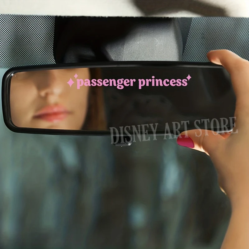 Car Rear View Mirror Vinyl Sticker Decal Boost Your Self-Care Motivational Quotes Decal Cute Girly Car Decor
