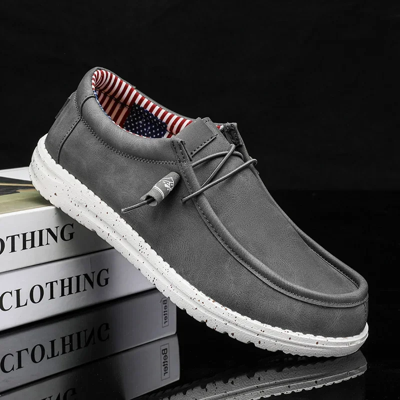 

Plus Size 40-48 Men's Casual Shoes Flat Outdoor Mens Sneakers Lightweight Boat Shoes Driving Loafers Breathable Men Canvas Shoes