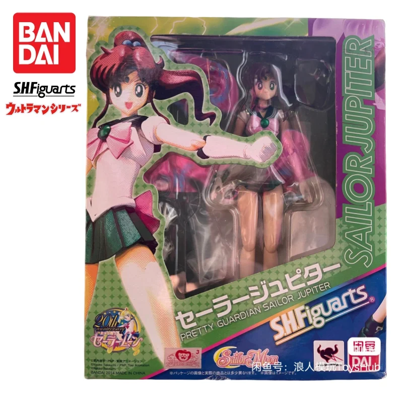 

В наличии: Новая оригинальная фигурка Bandai S.H.Figuarts Сейлор Мун Кино Макото в коробке. Коллекционная аниме-фигурка.