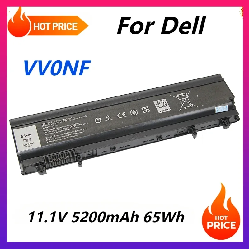 

65Wh VV0NF 6Cells Laptop Battery for Dell Latitude E5440 E5540 WGCW6 CXF66 VJXMC 0M7T5F 0K8HC 1N9C0 F49WX 7W6K0 6430S VVONF