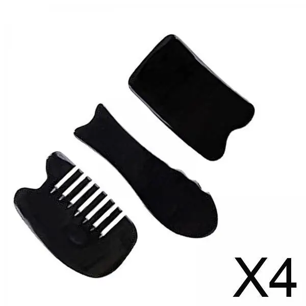 

Durable Gua Sha Scraper Facial Massager Resin Board Anti Static Skincare Tool for Neck Arm Body Massage