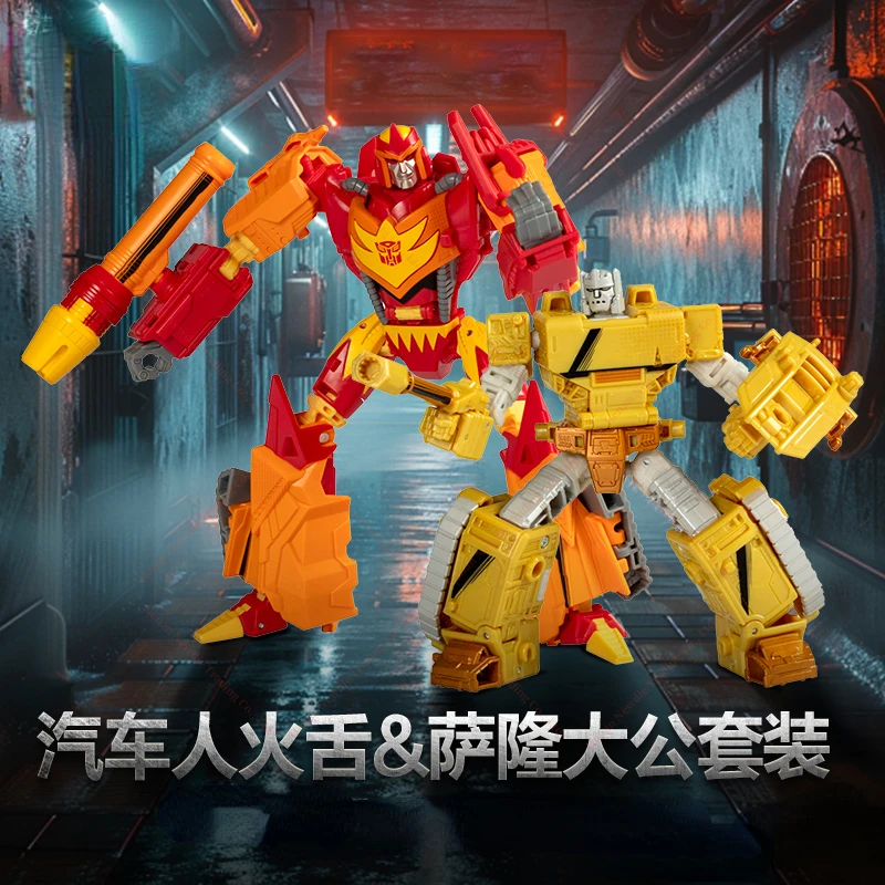 Pre-sale Transformation Toys 40th Anniversary Limited Retro Comic Version Flame Tongue & Archduke Saron Toy Collection Gift