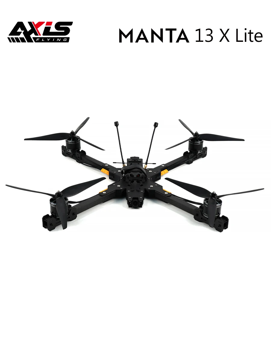 Axisflying Professional 13inch Sprayer Drones Fpv Long Range Heavy Payload Rc 4k HD Camera 10km Transmission Carbon Fiber