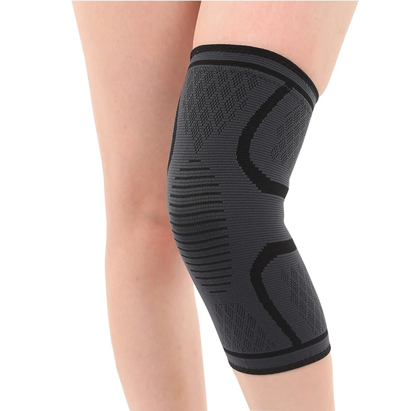 Knitted nylon sports knee pads men and women fall and winter badminton running fitness knee pads outdoor mountaineering warm kne