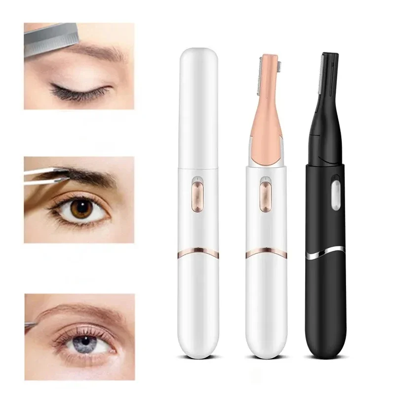 Electric Eyebrow Trimmer Automatic Womens Eye Brow Shaper Razor Face Hair Remover Women Eyebrow Shavers Pencil Pocketknife