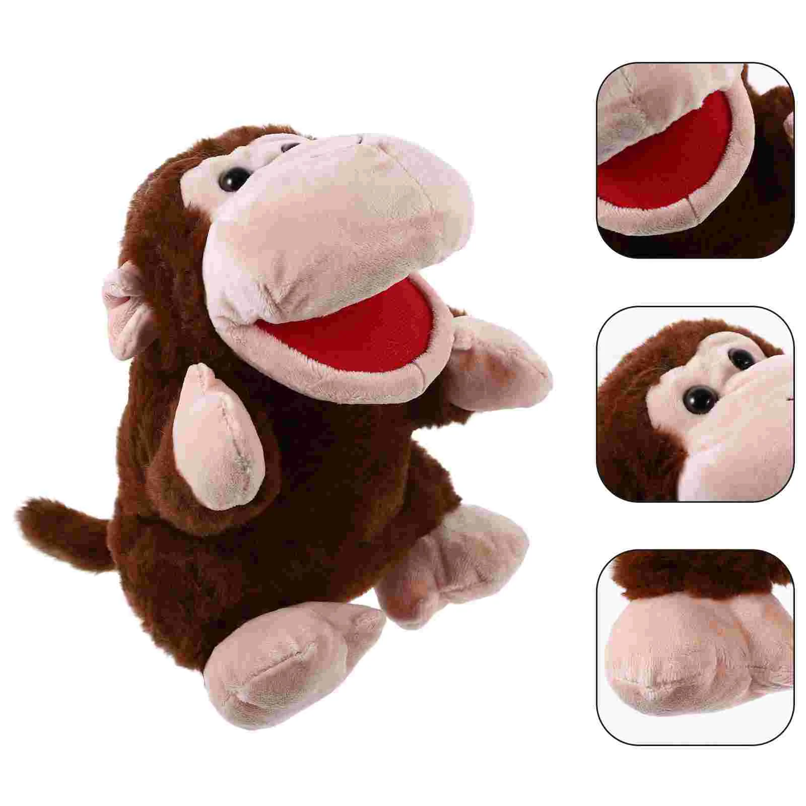 3PCS Stuffed Monkey Interactive Plush Toy for Storytelling Kids Interaction Soft for Storytelling Small Plush