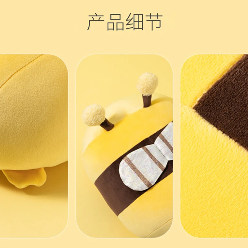 Adorable Insect Series Bee Plush Doll - Lying Pose Cuddly Pillow, Perfect Huggable Decor & Gift