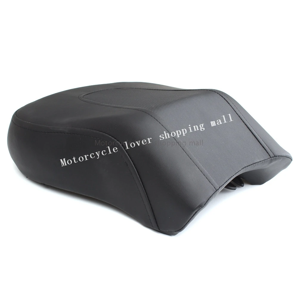 Motorcycle Black Leather Rear Passenger Pillion Seat For Harley Davidson Softail Fat Boy Night Train Springer 2006-2017