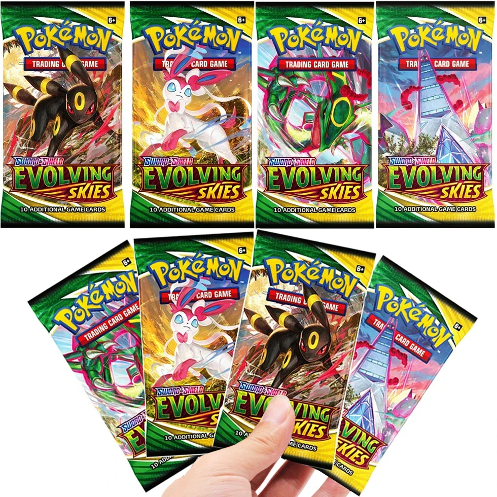 4 pacotes 36-40 pçs cartões pokemon gx ex vmax sun moon estrelas brilhantes cartão de jogo booster pacote coleção cartão de transação crianças