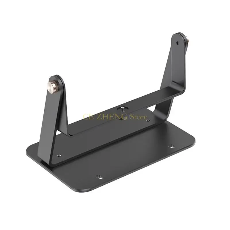 E56B Double Rod 360 스위블 프로젝터 마운트 금속 프로젝터 스탠드 홀더 벽 천장 설치 210 ° 기울기 조정