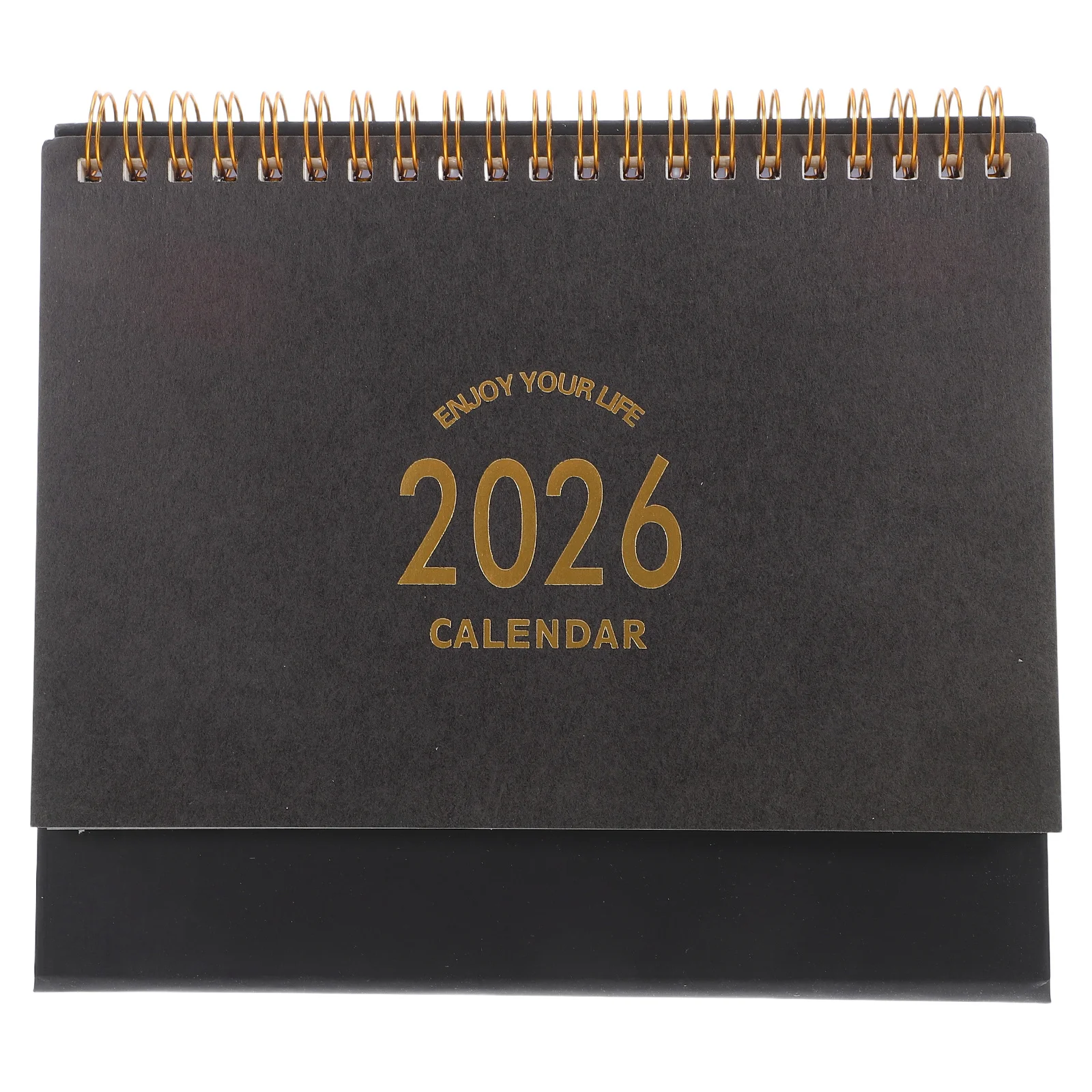 

Compact Desktop Calendar 2025-2026: Standing Flip Table Organizer For Home Office Mini Yearly Schedule Tent Calendar