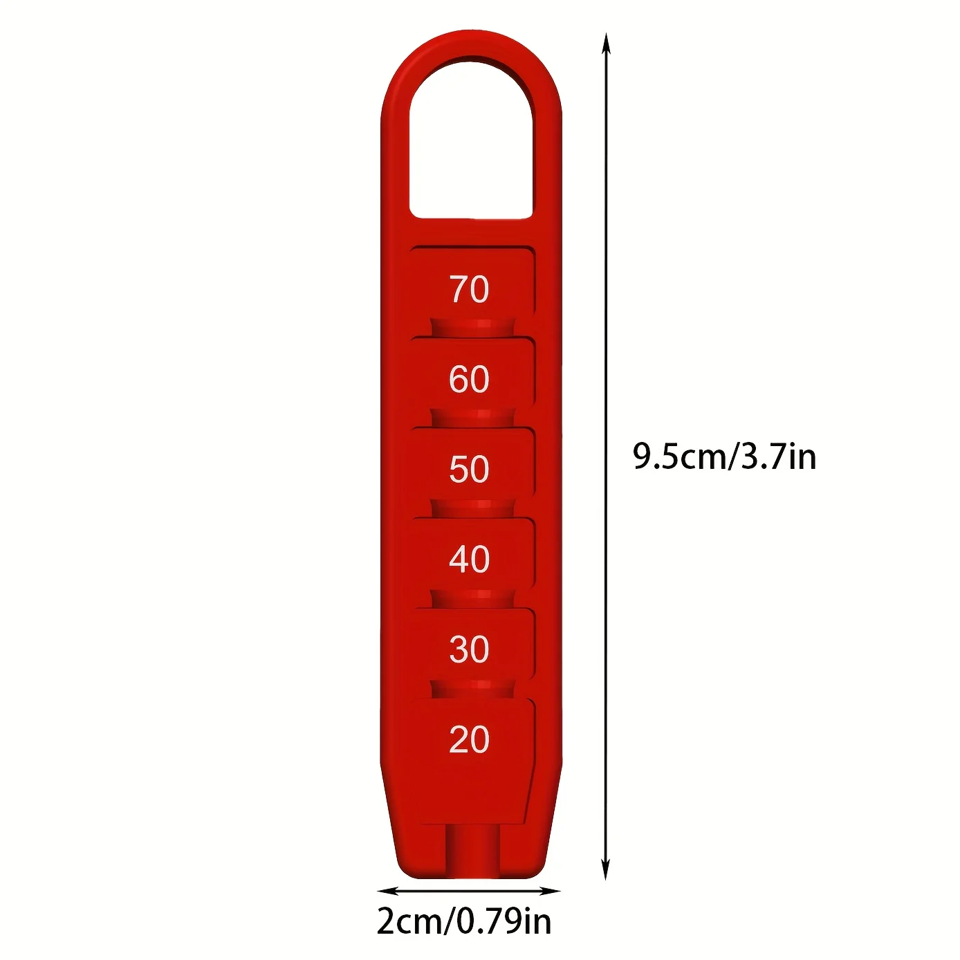 Easy-Grip Adjustable Golf Tee Depth Setter & Puller - Durable Ps Material, Precision Height Adjustment and Lifter