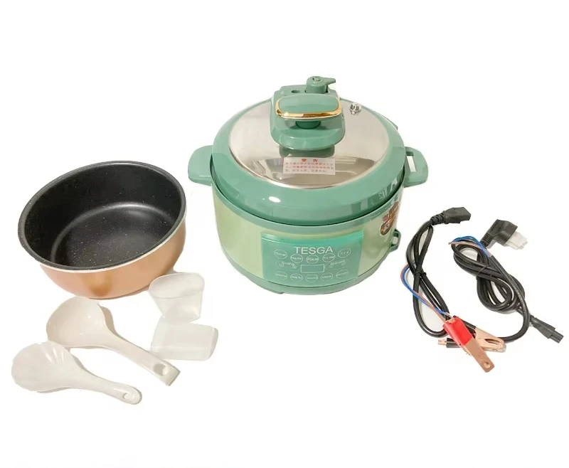 

Hotsale 4L Capacity 12V+220V Solar Energy/ Home Usage Multifunction Electric Pressure Cooker