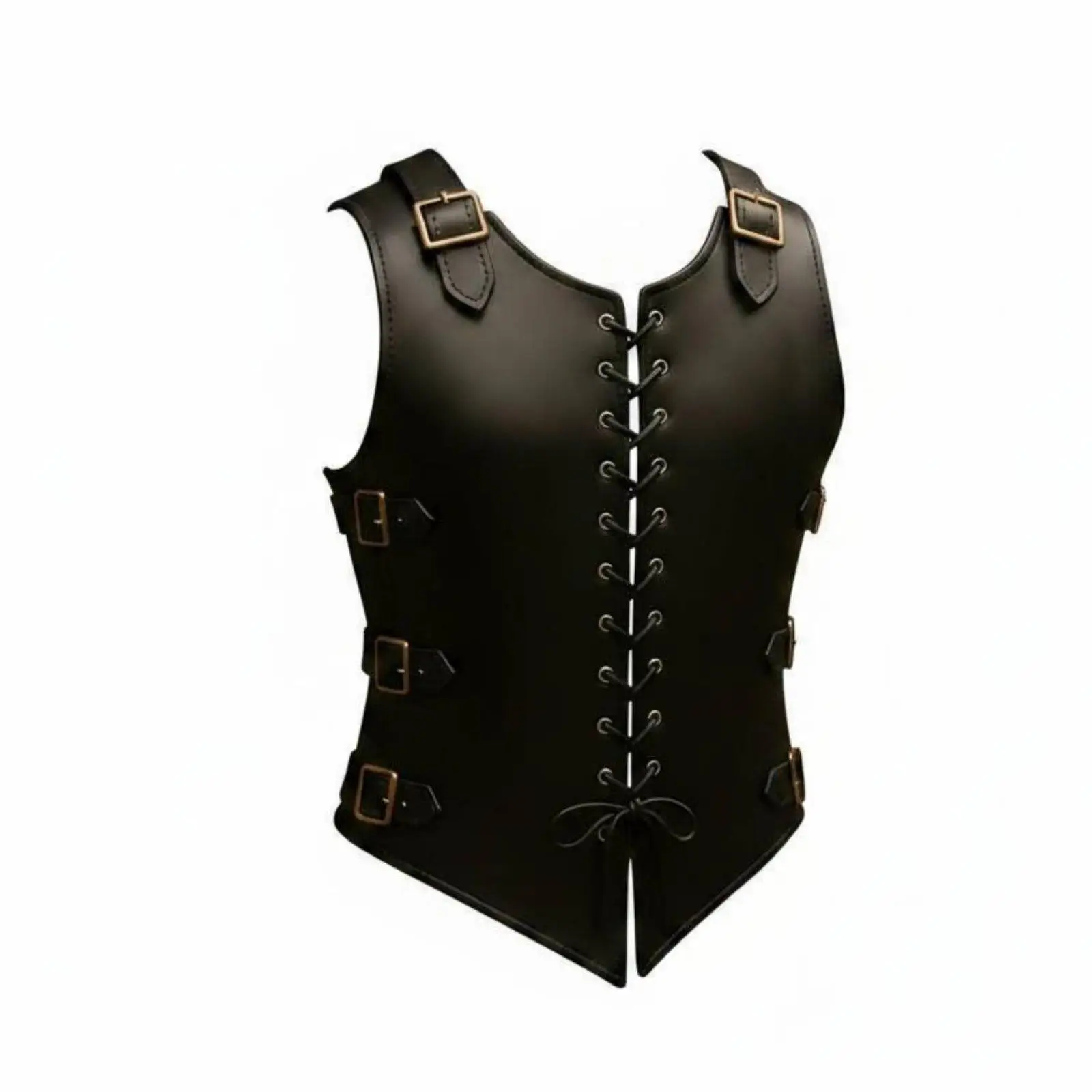 Viking armor vest, medieval style cosplay half-breastplate, retro design