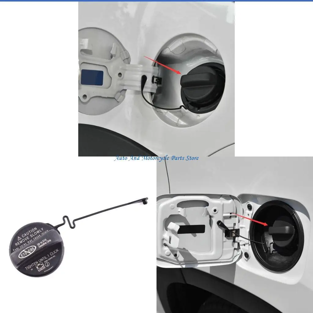 

P9FD 65mm Black Car for Diesel for Tank Cap Cover Plastic Lid for 77300-06040 Car Accessories