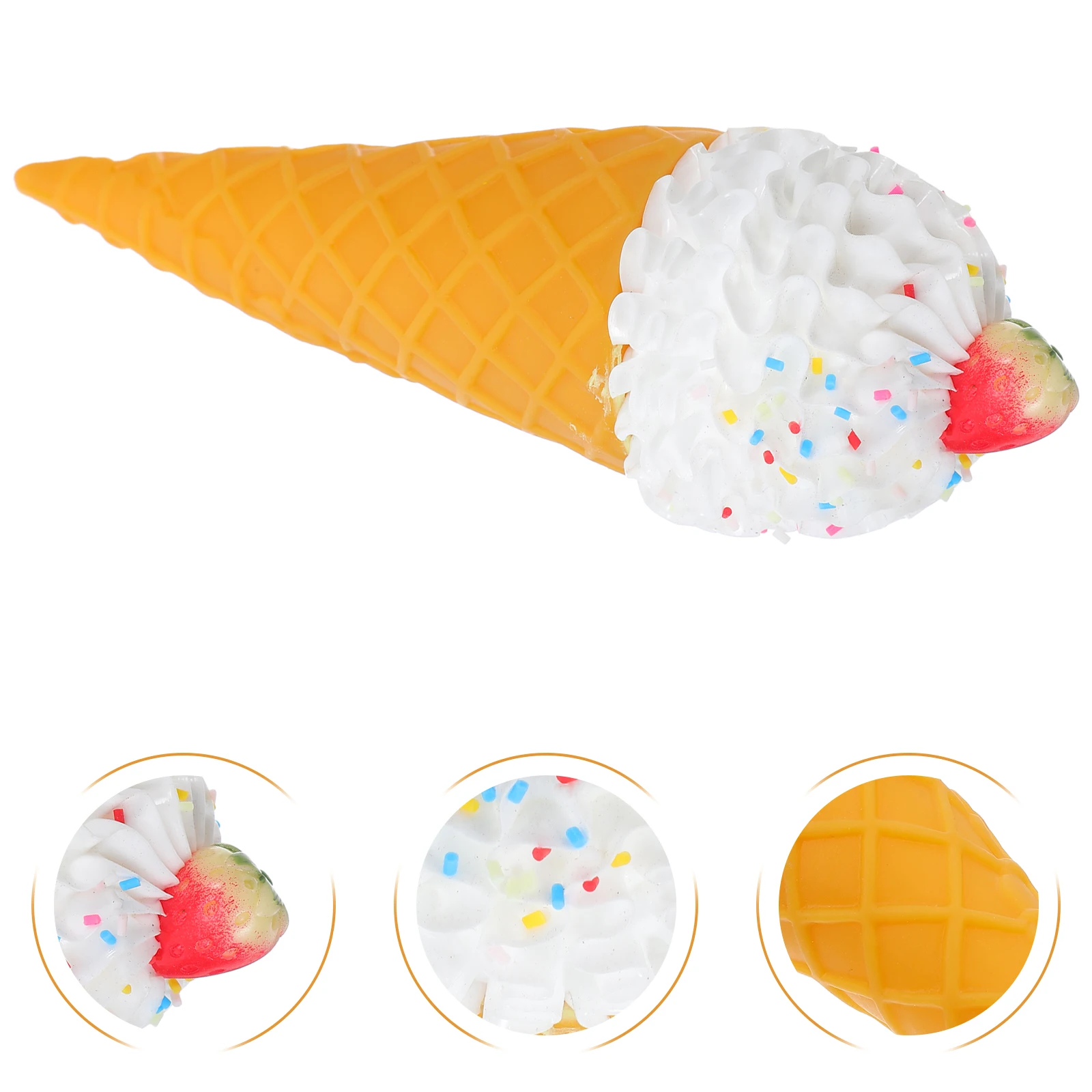 

Realistic Fake Prop Lifelike Miniature Plastic Display For Tea Shop Decoration Party Food Photography Props Simulation Ice Cream