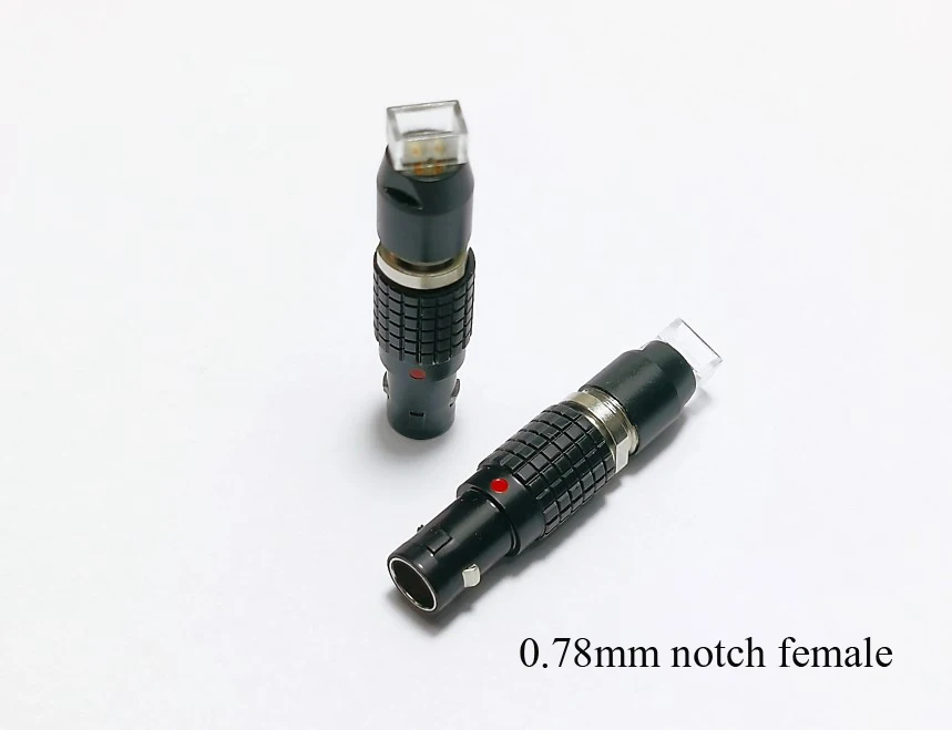 One Pair HI-END HIFI MMCX 0.78 0.78mm 2.5mm 3.5mm Female To Focal Utopia Headphone Headset Earphone Plug Male Adapter Connector