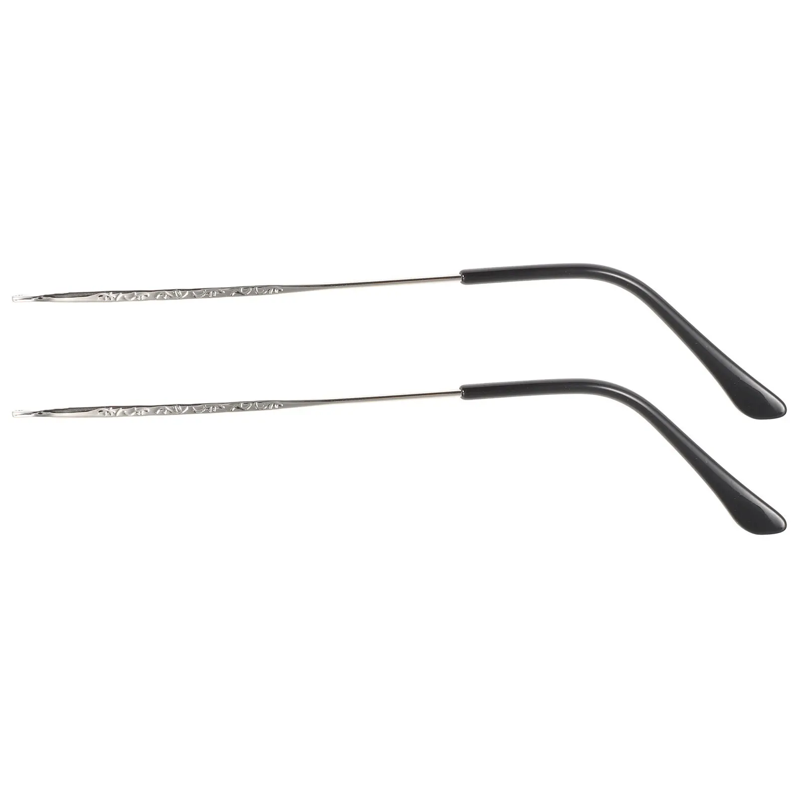 1 زوج نظارات معدنية الذراع الساقين استبدال العالمي صالح للنظارات الشمسية عدم الانزلاق معبد الأسلحة تصميم خفيف الوزن #2