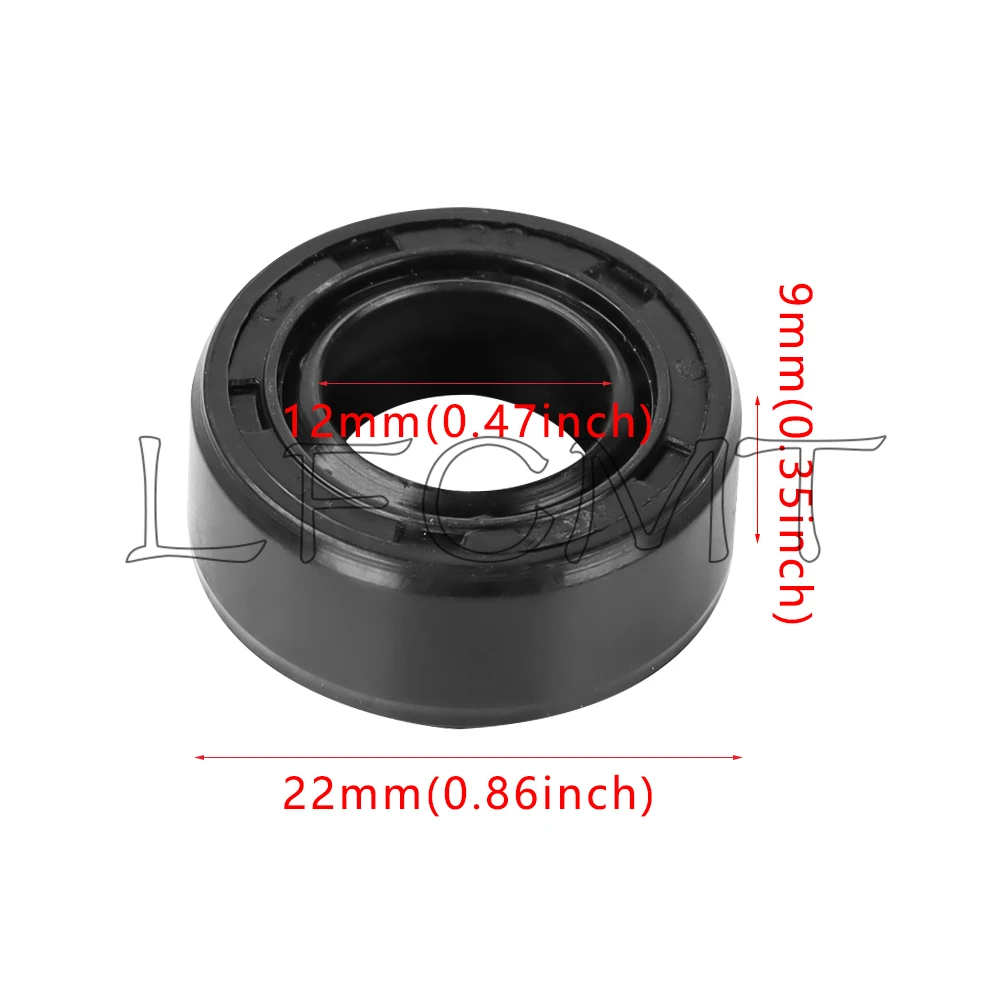 12x22x9 Gear Shift Shaft Oil Seal Fit for Suzuki LS650 LT160 LT230 LT250 LT500 JR50/80 LTF160 SP100 SP250 RM125/250/370/400/500