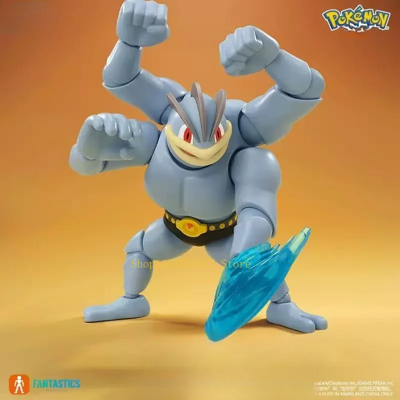 Blokees Pokemon Assembly Action Figure CV-L Machamp Nidoking Snorlax Greninja Scyther Anime Original Desktop Decoration Toy Gift