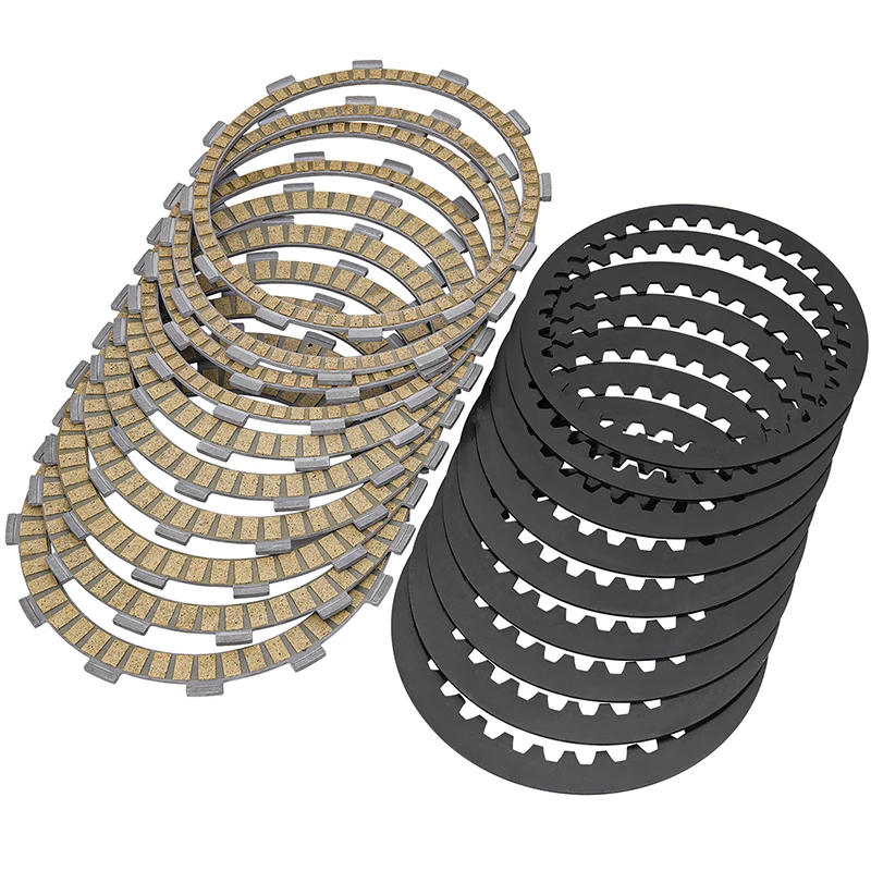 Motorcycle Engine Parts Clutch Plates & Steel Friction Disc Kit For X-WEDGE‌ VS2000‌ VT2000 RX2000 RL2000 VS‌ VT RX RL 2000