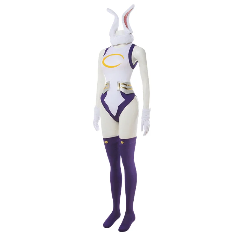 Anime My Hero Academia Mha Rabbit Hero Mirko Cosplay Sexy Costumes Bunny Miruko Jumpsuit Women Halloween Party Cosplay Uniform