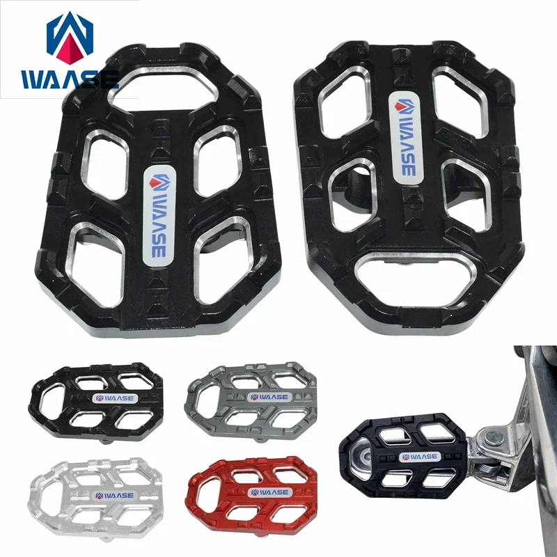 

waase For Honda NC 700 X/S NC700S NC700X 2012 2013 2014 Foot Peg Extender Pedals Enlarge Footpegs Extension Rest