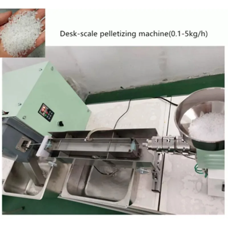 

400W Desktop Small-Scale Plastic Particle Cutting & Granulation Machine for Cutting and Producing Micro Plastic Particles Machin