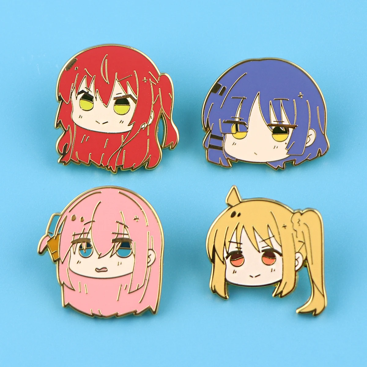 Anime Cute Girls Lapel Pin Cute Lapel Pins Men Women\'s Brooch Backpack Badges Brooches for Clothing Badges Jewelry Accessories