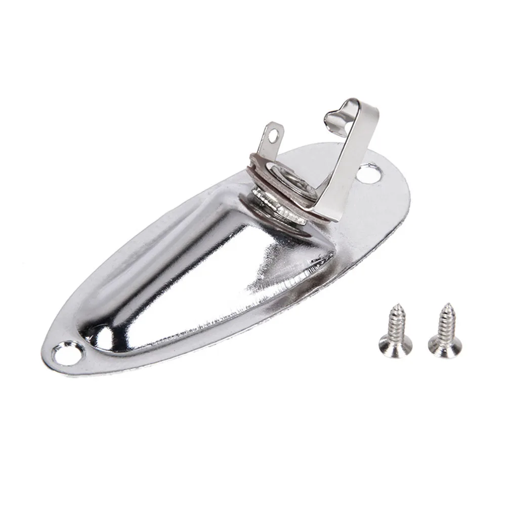 

3Sets Pickup Jack Professional Alloy Guitar Jacks Durable Electric Guitar Input Socket Replacement Parts Bass Input Jacks