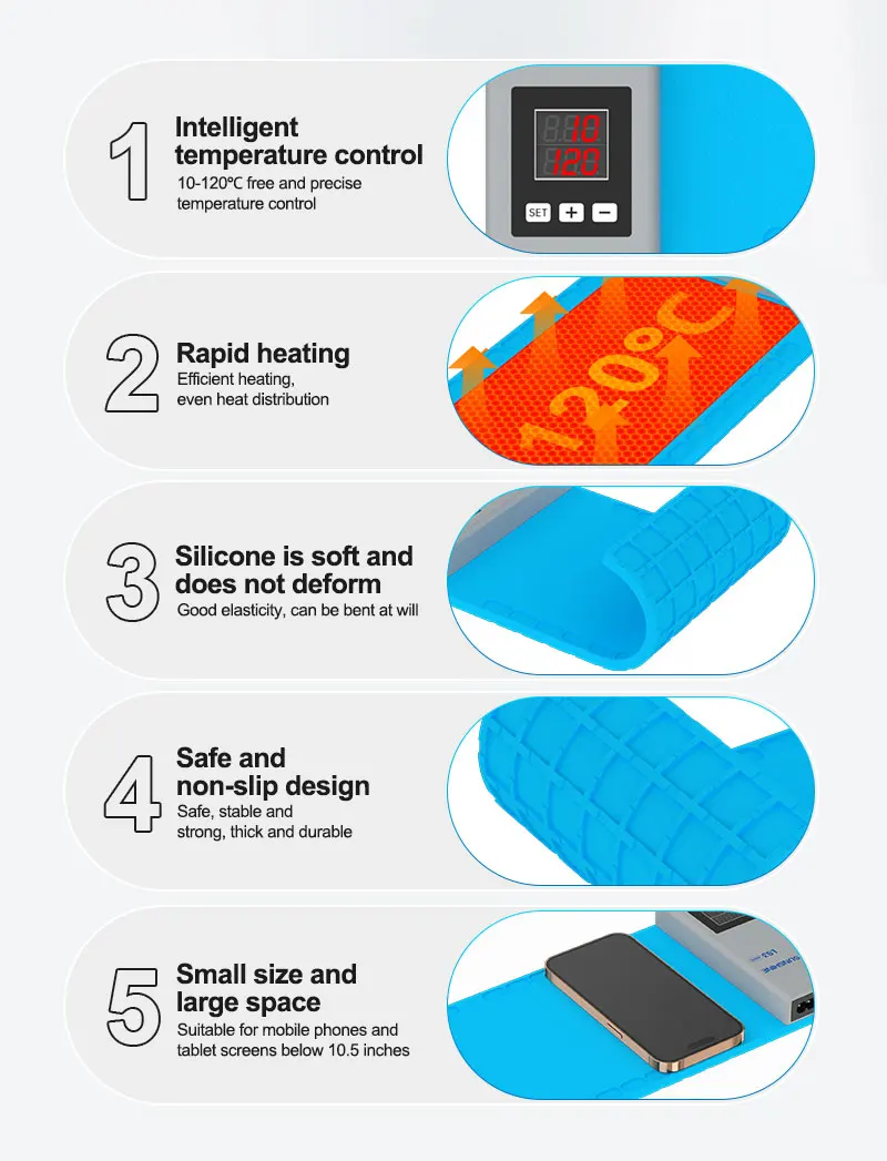 SUNSHINE LS3 mini LCD Screen Remover large Space Suitable Suitable for Mobile Phones and Tablet Screens Below 10.5 Inches etc.