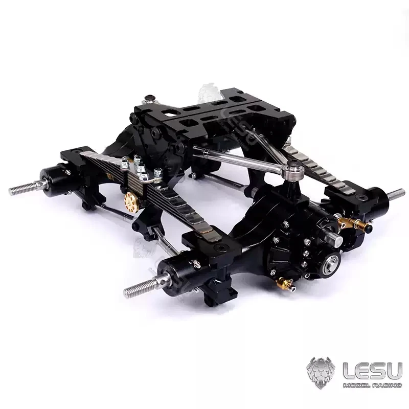 Lesu Modell Aktualisiertes Federungskit Pneumatische Ersatzteile für 1/14 RC Tamiya Man Hydraulische Traktoren Anhänger Ferngesteuerte LKWs RC-Autos – Detail 13