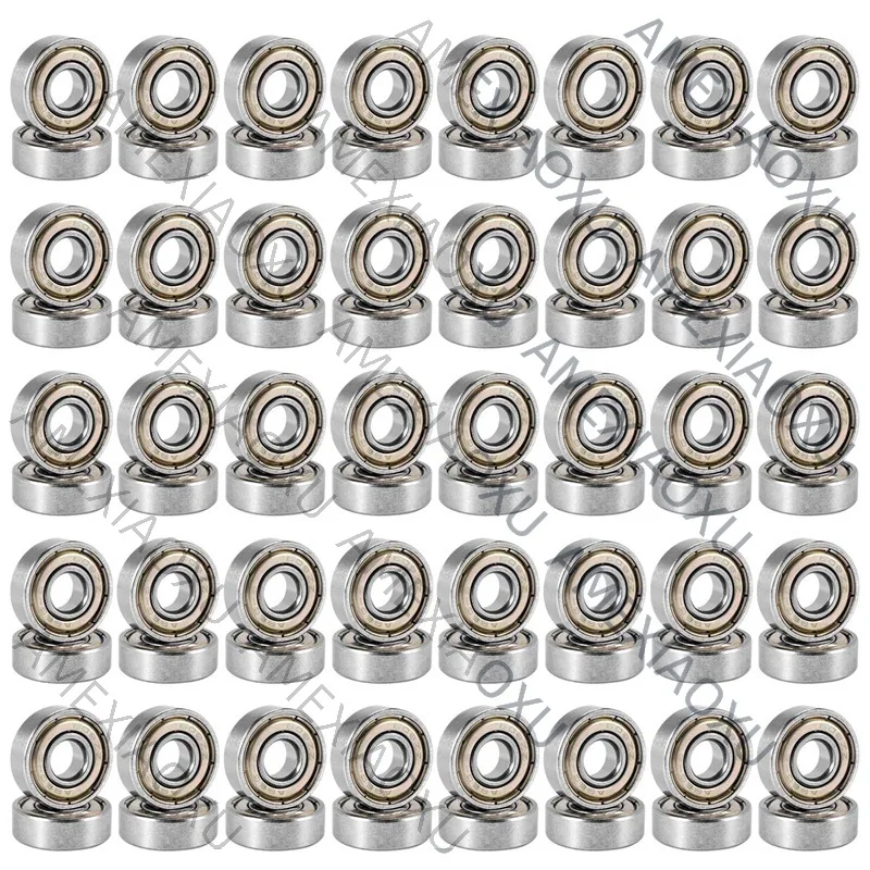 80Pcs 608ZZ Bearing 8X22X7 Mm ABEC-5 Skate Stroller Miniature 608 ZZ Ball Bearings 608Z 608 2Z Bearing