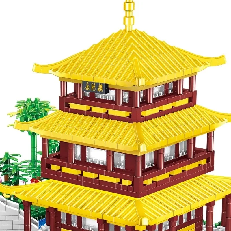 Zhegao Mini Blocks Architecture Building Bricks Chinese Castle Courtyard Royal Garden Toy Boy Gift Girl Present Lezi 8260