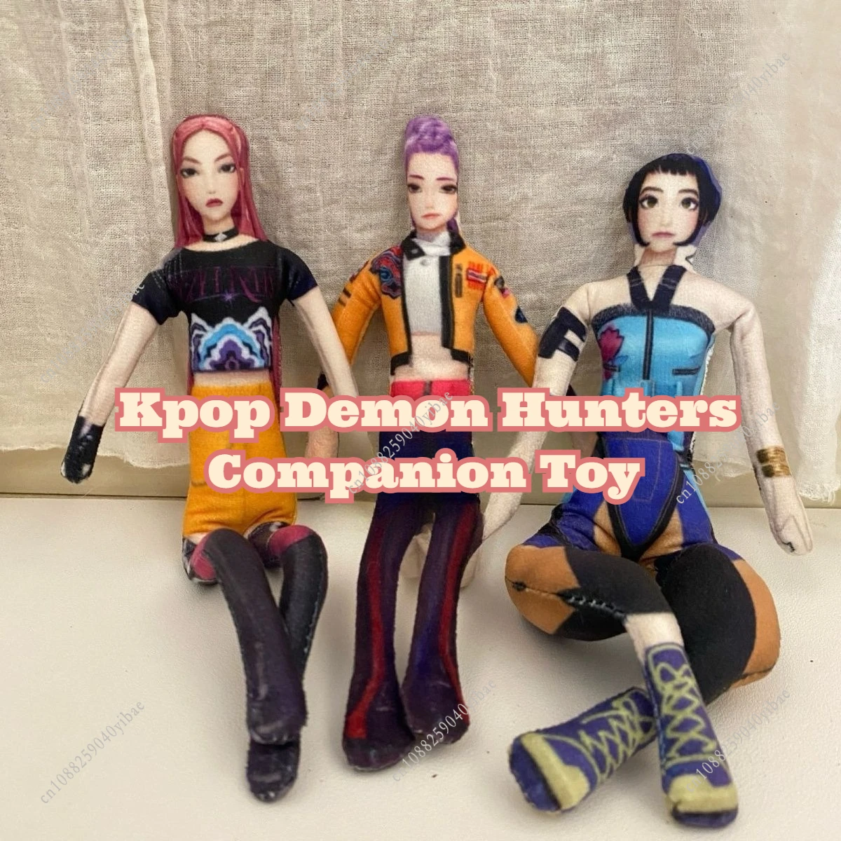 Kpop شيطان الصيادين الشكل دمية K البوب شيطان الصيادين أرقام لعبة رومي ميرا زوي صور الدعائم وجبة/النوم/اللعب رفيق الدعائم