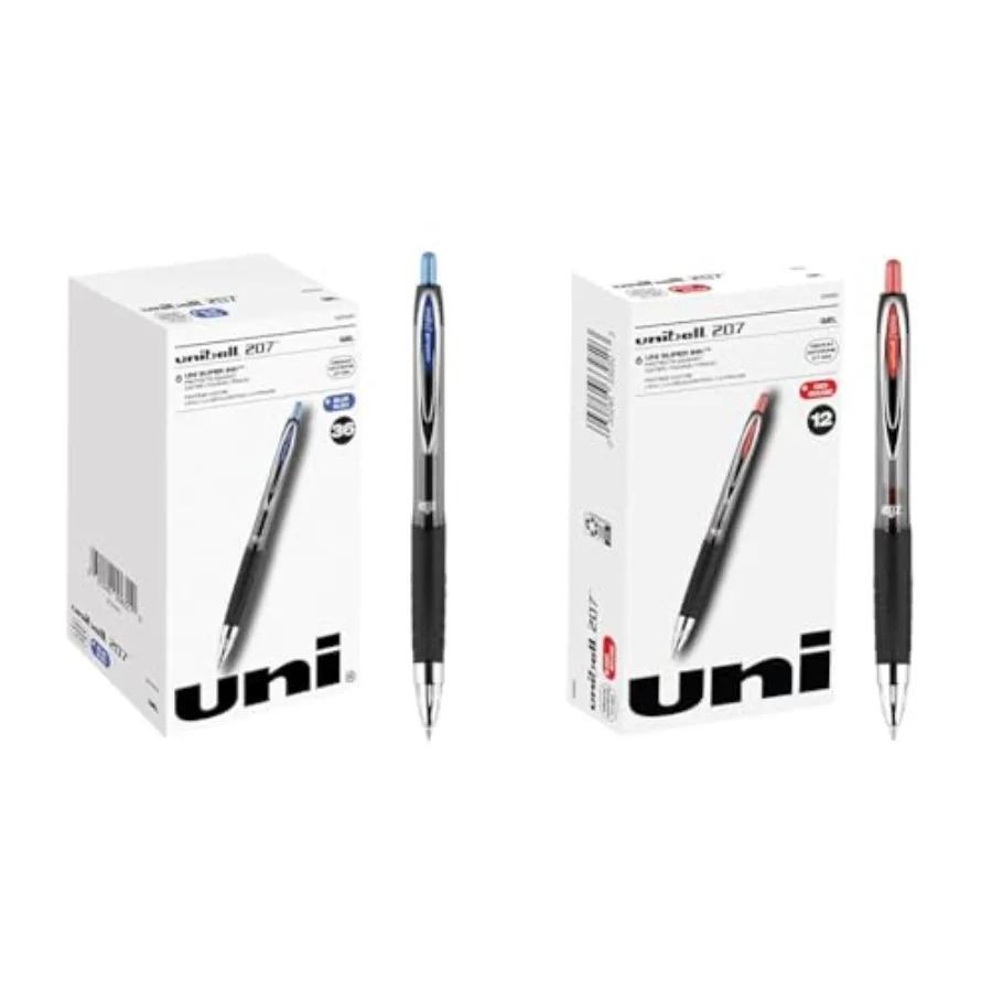 

Uniball Signo 207 Gel Pen 36 Pack Medium Blue 0.7mm and 12 Pack Medium Red 0.7mm Gel Ink Pens