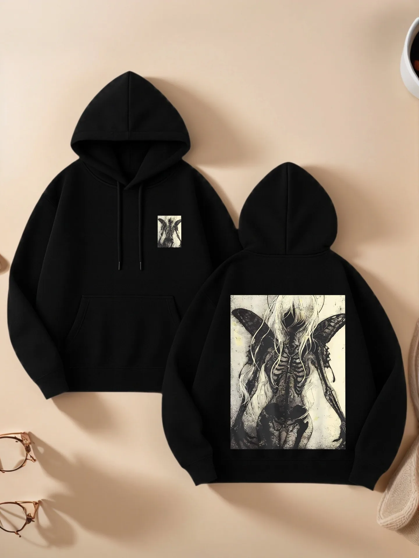 

Женская толстовка с графическим рисунком, эстетический дизайн, графический принт, повседневная одежда на каждый день, мягкая ткань, для подростков