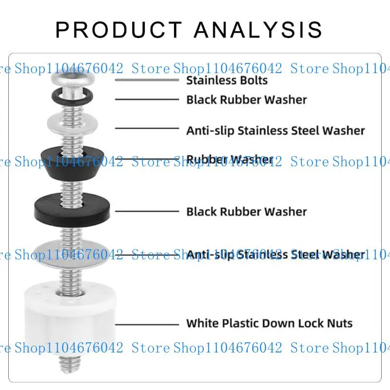 

5ASD 2/4PCS Туалетные сиденья шарнирные болты и гайки туалетные сидень
